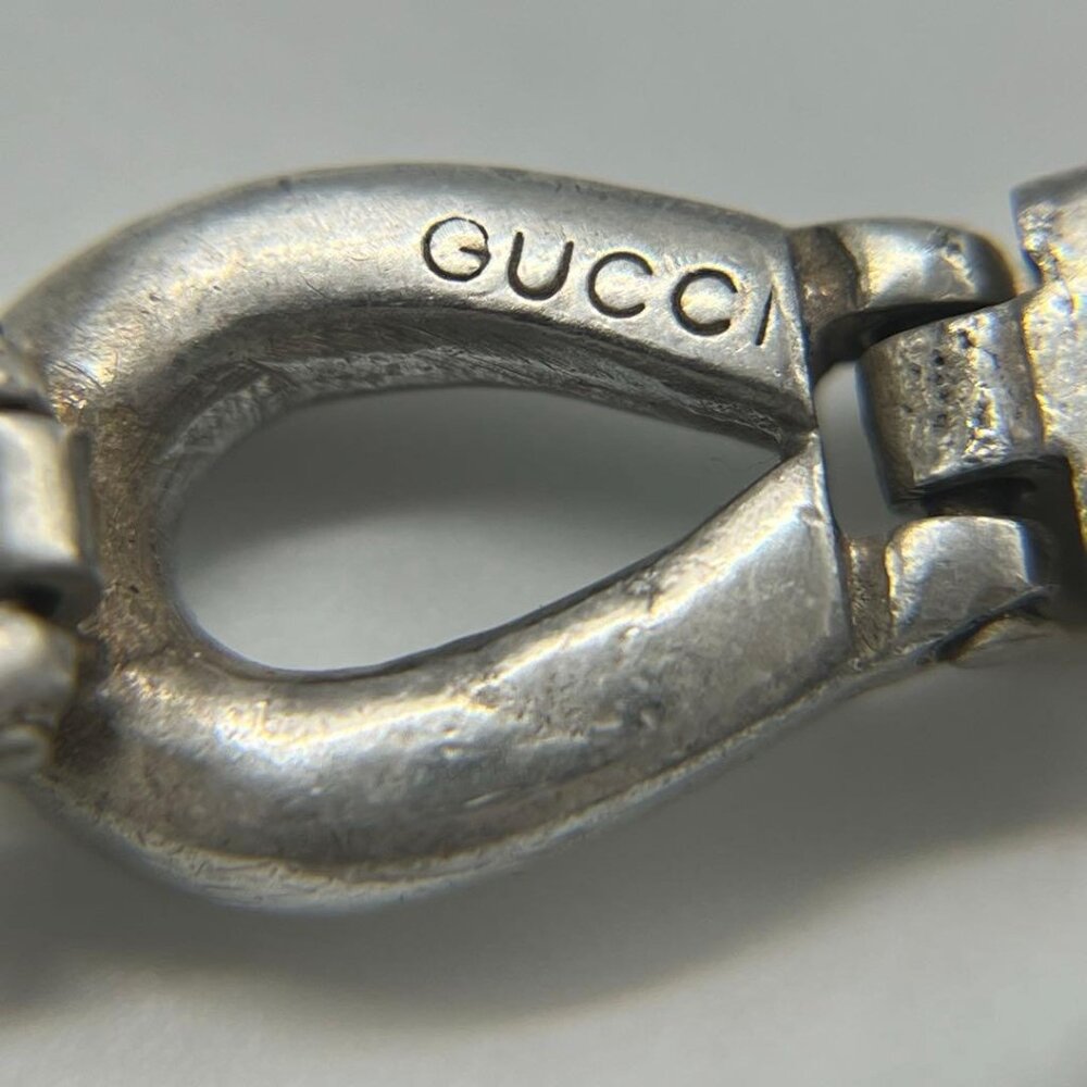 Gucci Horsebit Chain Bracelet SV 925 old - Picture 8 of 15